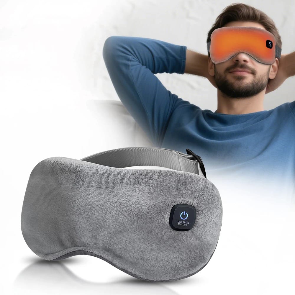 Cordless heated eye mask close-up – Dormivi